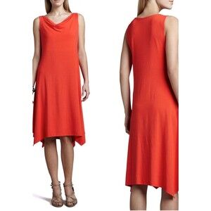 Eileen Fisher Cowl Neck Sleeveless Dress